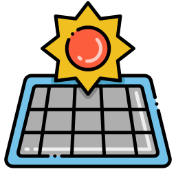 Solar panel icon