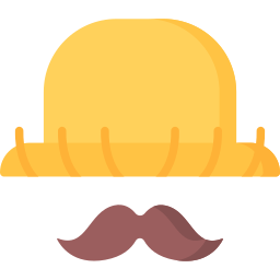 sombrero de copa icono