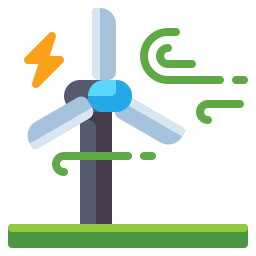 Wind energy icon