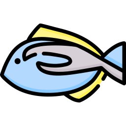 Blue tang fish icon