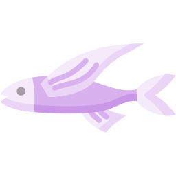 vliegende vis icoon