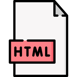 archivo html icono