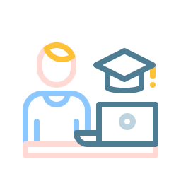 Online learning icon