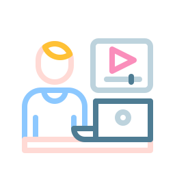 Online learning icon