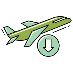 luchttransport icoon