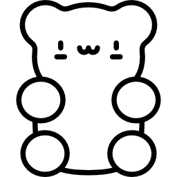 Мармеладный мишка иконка
