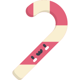 Candy cane icon