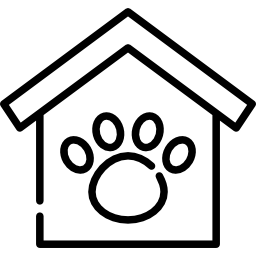 clínica de cuidado de animais domésticos Ícone