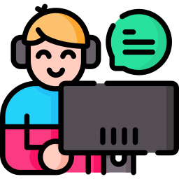 Customer service agent icon