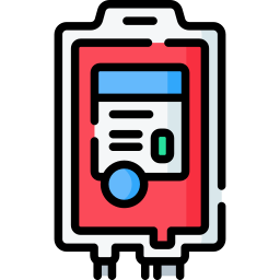 Blood bag icon