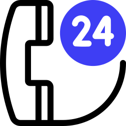 24 hours sign icon