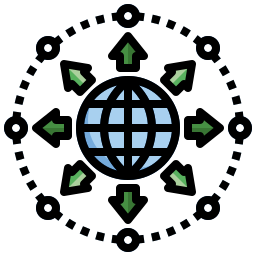 decentramento icona