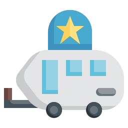 Star trailer icon