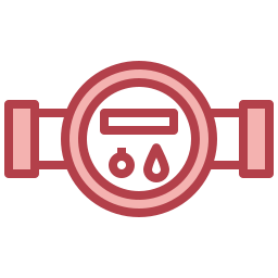 Water meter icon