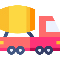 Mixer truck icon