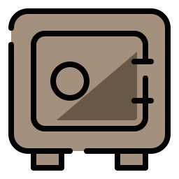 Safe deposit icon