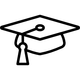 graduación icono