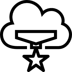 Cloud computing icon