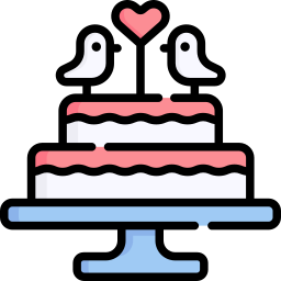 Wedding cake icon