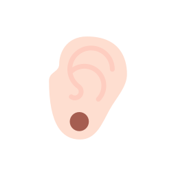 dilatador de ouvido Ícone