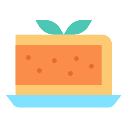 Carrot cake icon