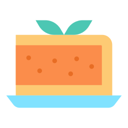 gâteau à la carotte Icône