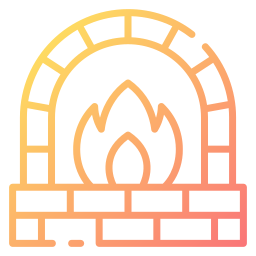 Stone oven icon