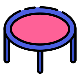 trampolín icono