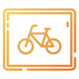 fahrradweg icon