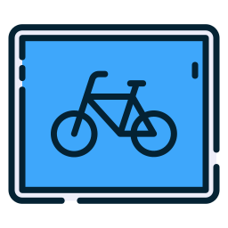 Cycle lane icon