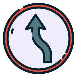 doble curva icono