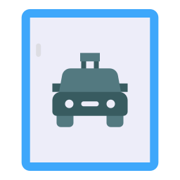 taxi icono
