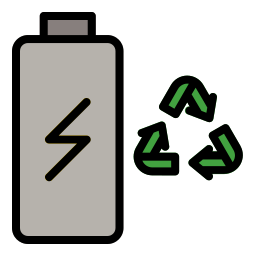 batteria ricaricabile icona