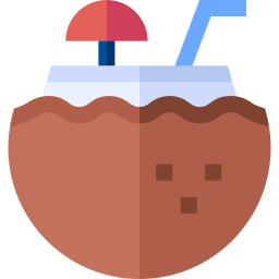 Coconut drink icon