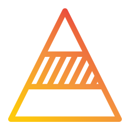 피라미드 형 차트 icon