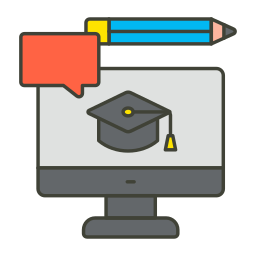 Online learning icon