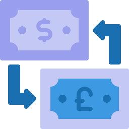 Money exchange icon