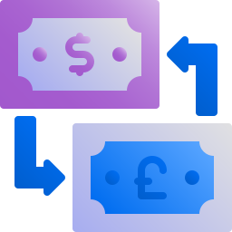 Money exchange icon