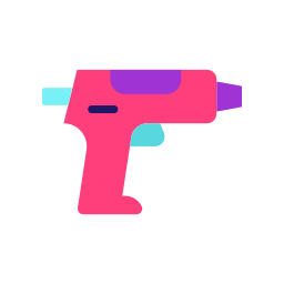 pistolet na klej ikona