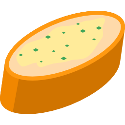 Garlic bread icon