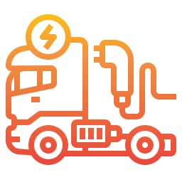 Electric transport icon