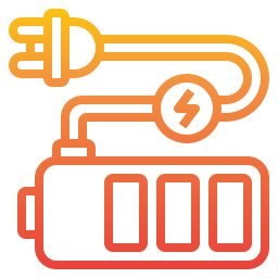 charge de la batterie Icône