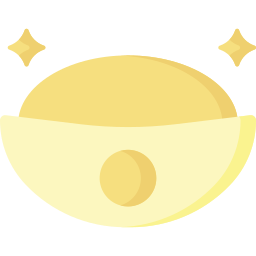 lingotto d'oro icona