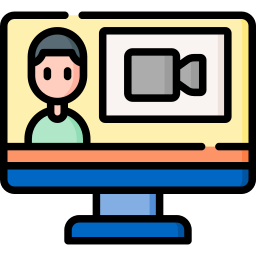 Online meeting icon