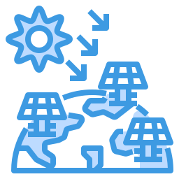 Énergie solaire Icône