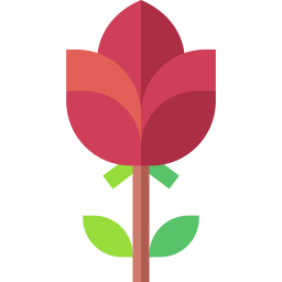 Red rose icon