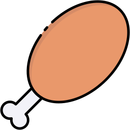 Chicken leg icon