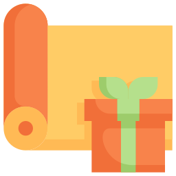 Gift wrapping icon