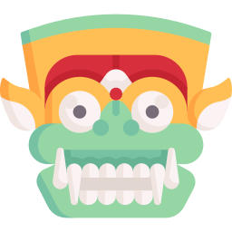 máscara de barong icono