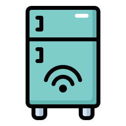 Smart refrigerator icon